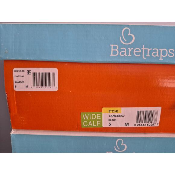 Baretraps Yanessa2 Women Tall Slouch Riding Boots Size US 5M Wide Calf Black TRO - Picture 4 of 9